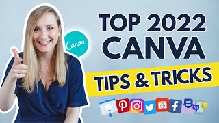 20 CANVA TIPS AND TRICKS I can't live without [2022 UPDATE]  Canva Tutorial For Beginners