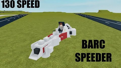 Plane Crazy - BARC Speeder Showcase + Tutorial (Star Wars)