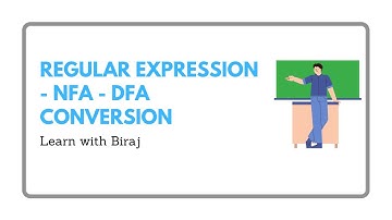 Regular Expression to NFA to DFA Conversion