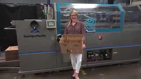 ABC Model 330T Automatic Case Erector / Bottom Tape Sealer Demonstration