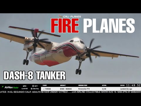 KPTV LIVE | JULY 16, 2025 | FIRE TANKERS LANDING AT PORTERVILLE FIRE ATTACK BASE IRL LAKE ISABELLA