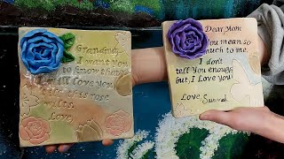 Ceramic Mother's Day Cards With Savannah!