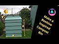 Outdoor storage or compost bin beehive design
