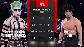 Bruce Lee vs. Beetlejuice - EA Sports UFC 5 - Epic Fight