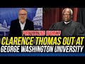 Protesters FORCED OUT Clarence Thomas From Teaching Gig at George Washington University!!!