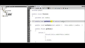 Tutorial java, netbeans 7.2.1 métodos get y set