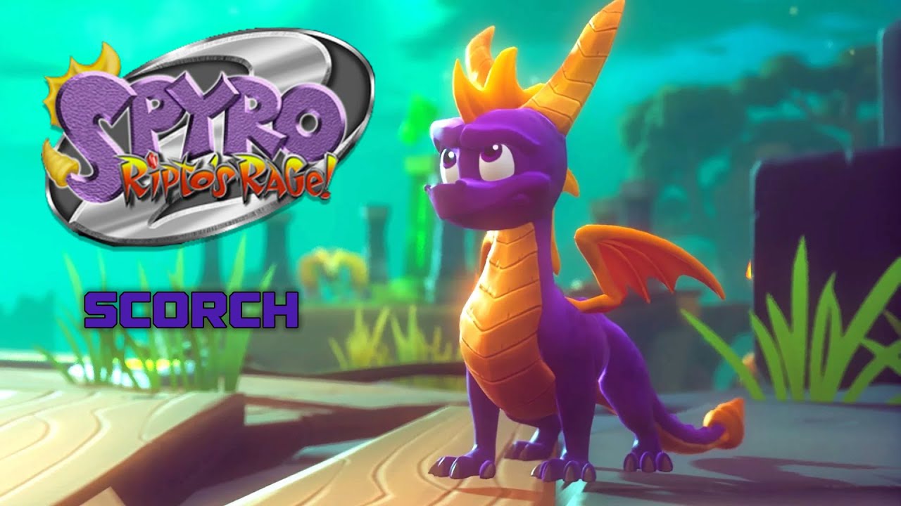 Spyro 2: Ripto's Rage - Scorch (All gems and Orbs) [NO COMMENTARY]