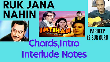 Ruk Jana Nahin chords,Intro Interlude Lesson
