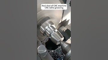 CNC lathe grooving#cnc #cncturning  #tornado #milling#drlling #cncmachine #turningmachines #turning