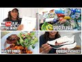 VLOG! GROCERY HAUL, UNBOXING PACKAGES, & GRILLING!
