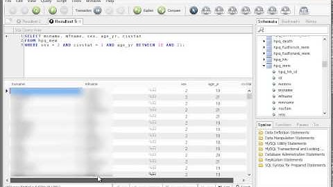 CBMS Tutorial: 06 MySQL Query Browser   Saving and Opening Saved SQL files