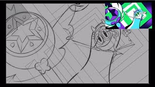 rough animation for 'star vs the forces of evil' ident
