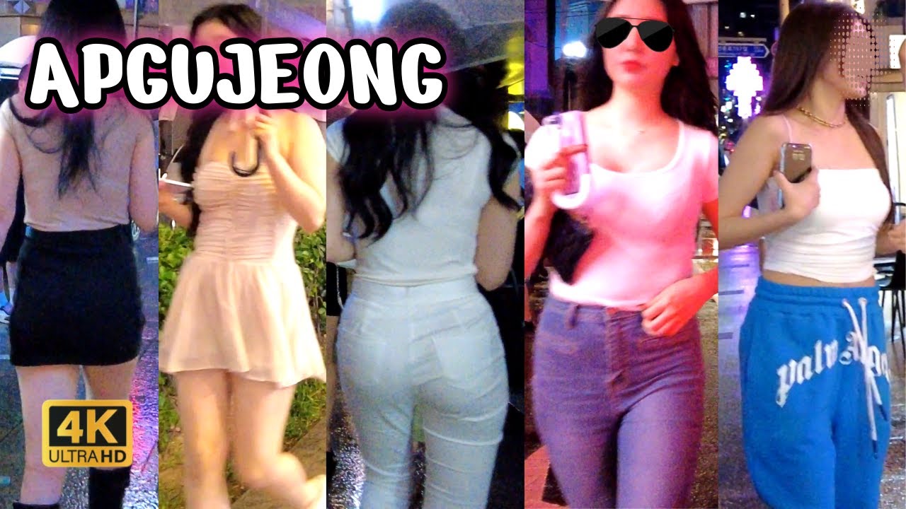 [4K nightlife]😎압구정🔥압구정 로데오 밤거리는 역시 Seoul of korea, nightlife, apgujeong night walk, 4k walk korea