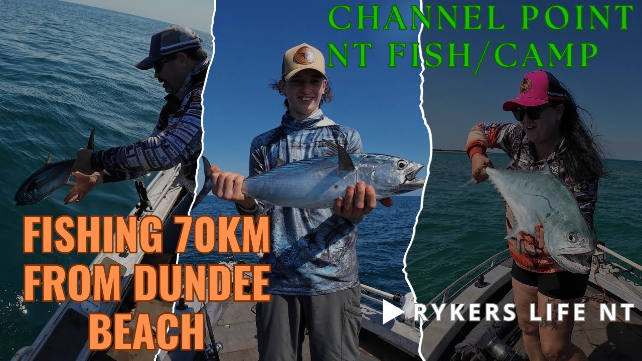 Channel Point, Peron Islands 70km From Dundee Fishing camping, sharks ...