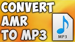 How to Convert AMR TO MP3 Online - Best AMR TO MP3 Converter [BEGINNER'S TUTORIAL]  - Durasi: 1:51. 