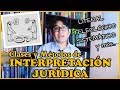 CLASES Y MÉTODOS DE INTERPRETACIÓN JURÍDICA | Introducción al Derecho (#19)