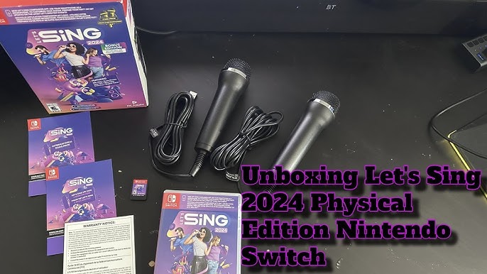 Let's Sing 2024 Unboxing / Nintendo Switch / 2 Mics Included