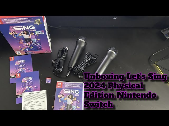 Unboxing Let's Sing 2024 Physical Edition