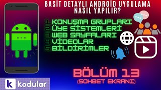 Mobil Blog Uygulaması Nasıl Yapılır ? Bölüm 13 Sohbetler Android Uygulama Yapımı Kodular Platformu screenshot 4