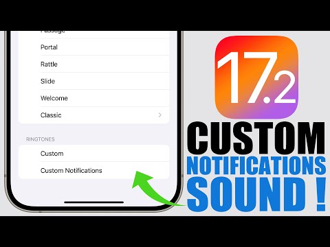iOS 17.2 - FINALLY Set ANY SOUND as Custom Notifications Sound on iPhone !