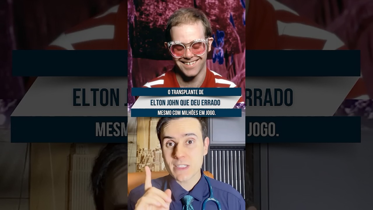 O transplante de Elton John que deu errado mesmo com milhões em jogo.  