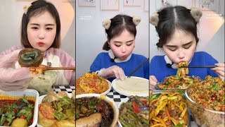 CHINESE FOOD MUKBANG | ASMR | SPICY NOODLES EGG | BRAISED WHOLE CHICKEN | FIRE NOODLES & FRIED RICE