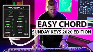 New Easy Chord  Feature inside Sunday Keys for MainStage Template