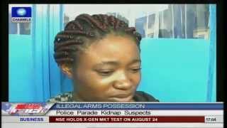 Police Parade Kidnap Suspects In Possession of Illegal Arms