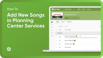 How to Add New Songs in Planning Center Services