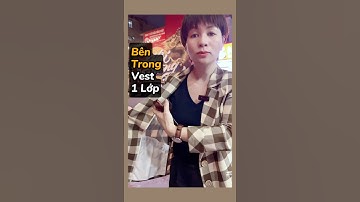 Bên trong áo vest nữ may một lớp của Thủy #thoitrangthuy #maydoonline