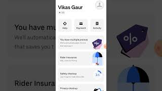 How to download a receipt of previous rides on Uber App. #ubertips #uber #uberdriver #uberride screenshot 4