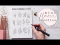 Mini Floral Doodles | Learn To Draw Simple Flowers