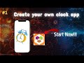 How to make coding of Time showing app in mit app inventor #coding