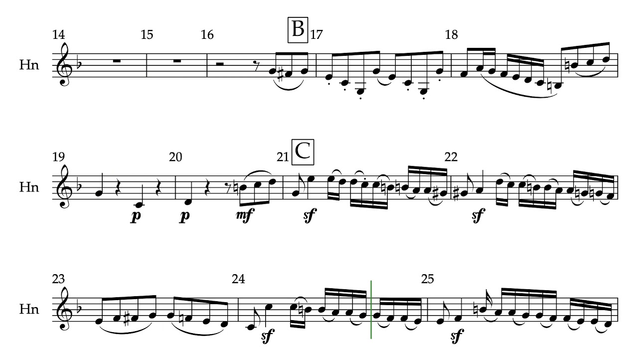 F Horn Solo Andromeda 