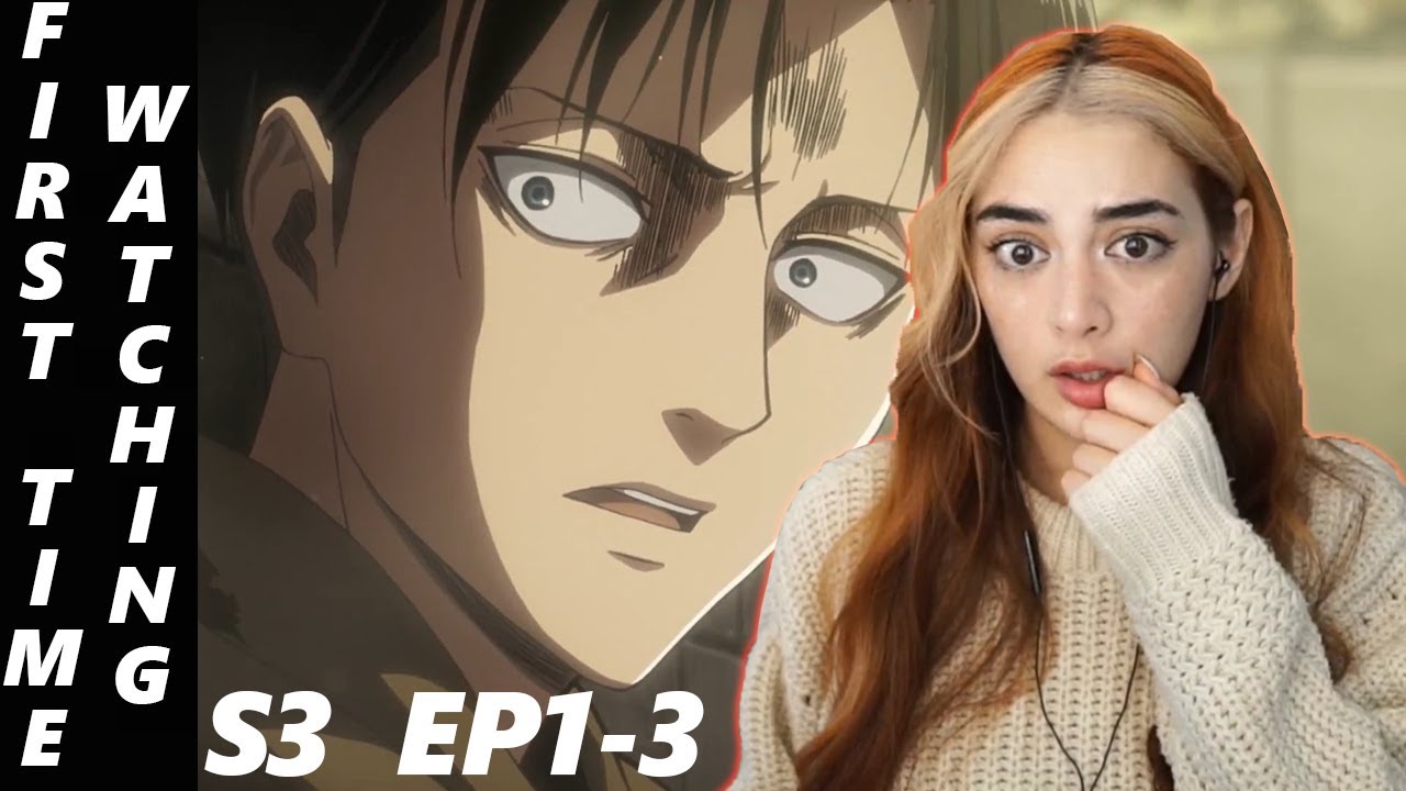 A NEW ENEMY & LEVI'S PAST?! // Attack on Titan Reaction S3 Ep 1-3