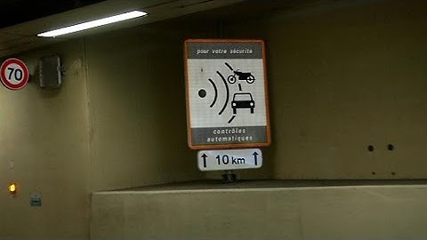 12 radars sur 18 km dans un tunnel de l'A86, un racket pour les associations