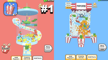 Popcorn Pop! - New Release - Hyper Hybrid Casual - Gameplay Walkthrough (iOS & Android)