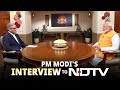 Live pm modis interview to ndtv