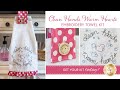 How to Make the Clean Hands Warm Hearts Towel + FREE Pattern | Shabby Fabrics