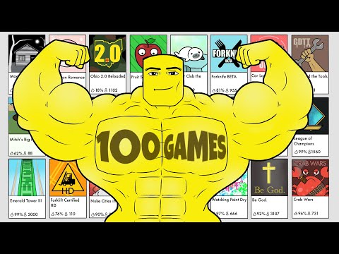 I Played 100 RANDOM ROBLOX Games And This Is What Happened