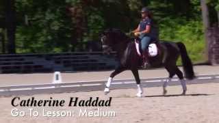 Dressage With Catherine Haddad On Her Go-To Workout For  Medium Level Dressage With Catherine Haddad Go To Lesson Beginner
