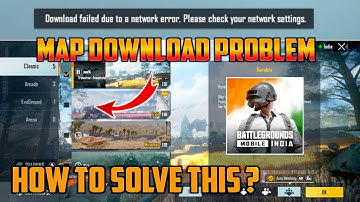 BATTLEGROUNDS MOBILE INDIA MAP NOT DOWNLOADING PROBLEM SOLVED #BGMI
