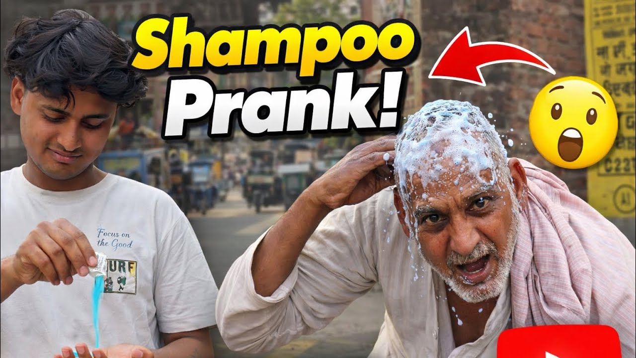 😂 SHAMPOO PRANK IN PUBLIC 🤯 | Public Reaction Gone Crazy