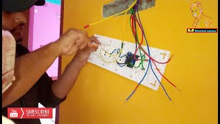 How To Simple House Wiring Switch Board Connection Bangla Part-1