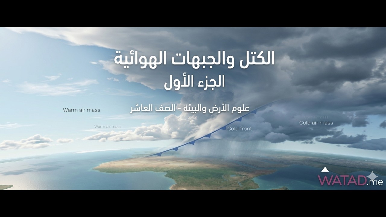 علوم الأرض والبيئة الصف العاشر - الكتل والجبهات الهوائية الجزء الأول