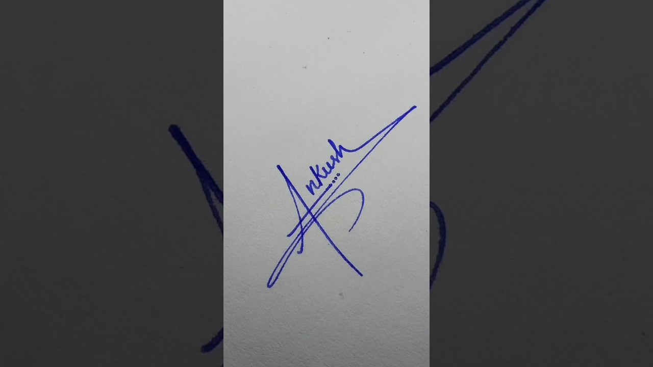 ANKUSH name signature ✨ 
