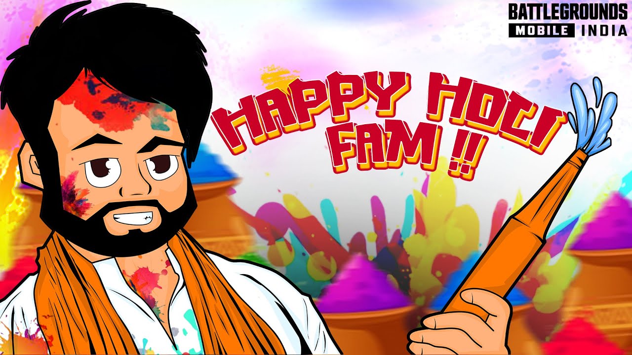 HAPPY HOLI ! BGMI WITH YUZI BHAI , SICAUT AND MANWINDER !