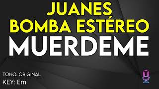 Juanes & Bomba Estéreo - Muérdeme - Karaoke Instrumental