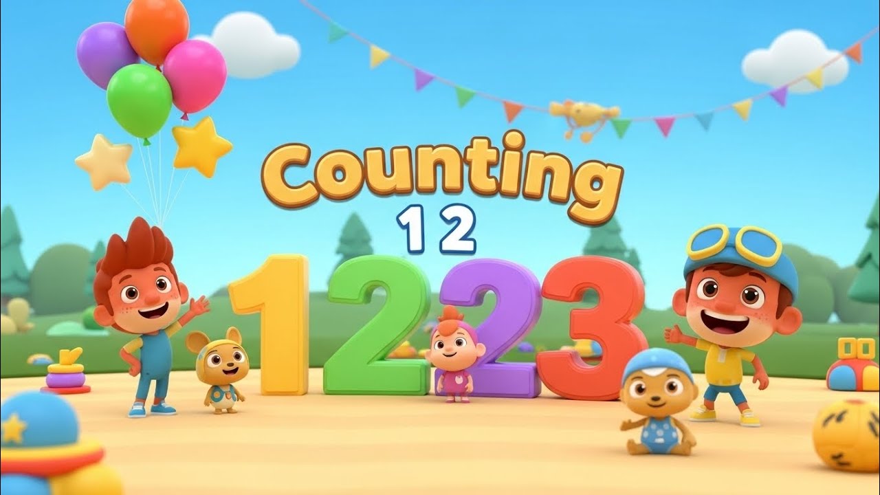 Lucas & Friends Counting 1-2-3 | Fun Learning Numbers Game for Kids