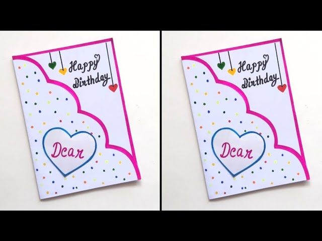 How To Make Simple Handmade Birthday Cards